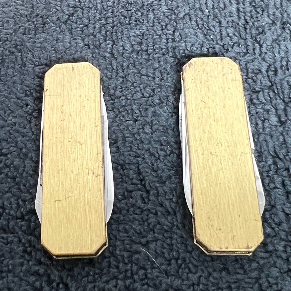 Vintage 2PC THINGS REMEMBERED Folding Pocket , Japan Blank Panel